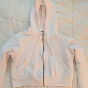 White Cropped Jacket